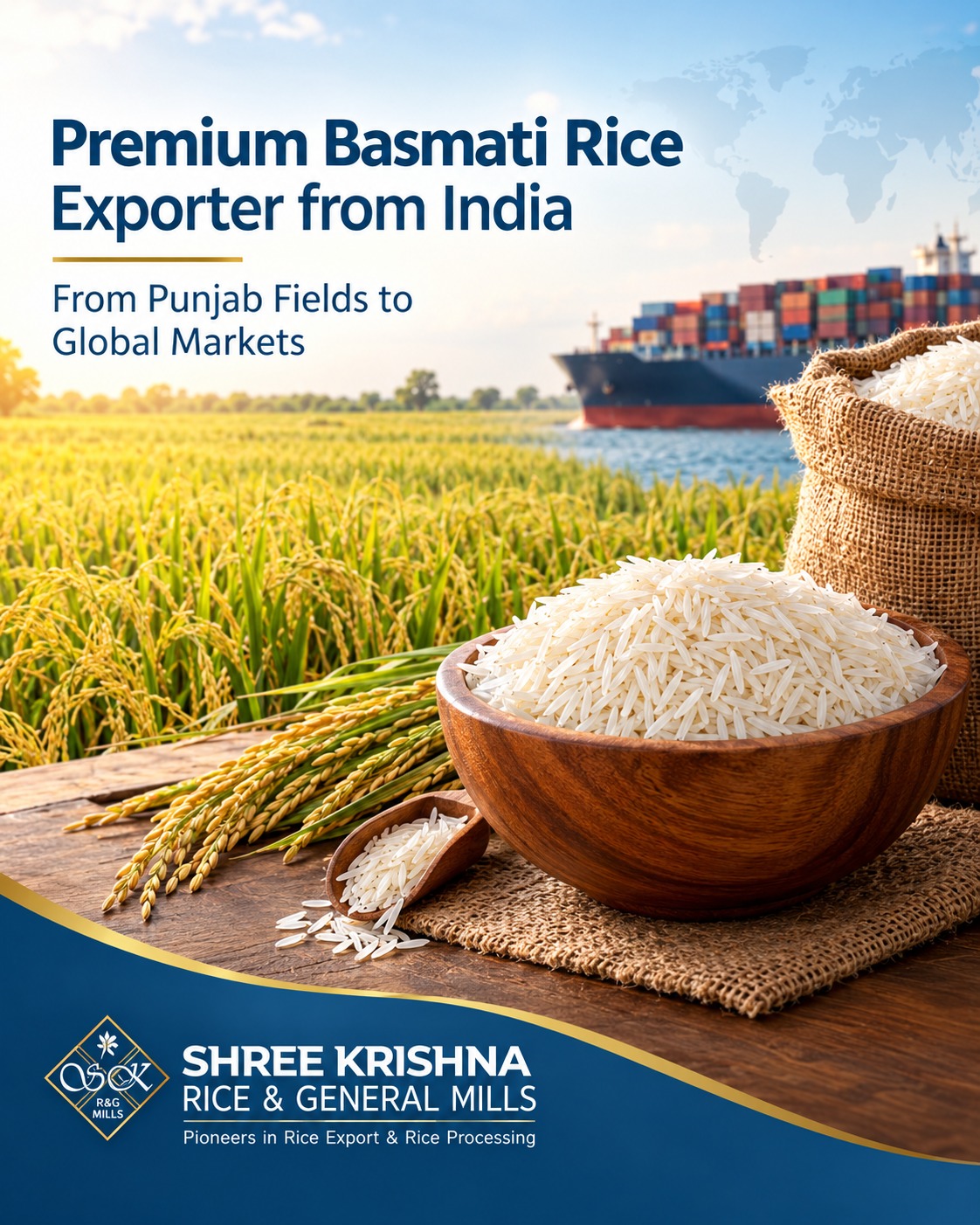 Premium Basmati Rice Exporter | From Punjab to Global